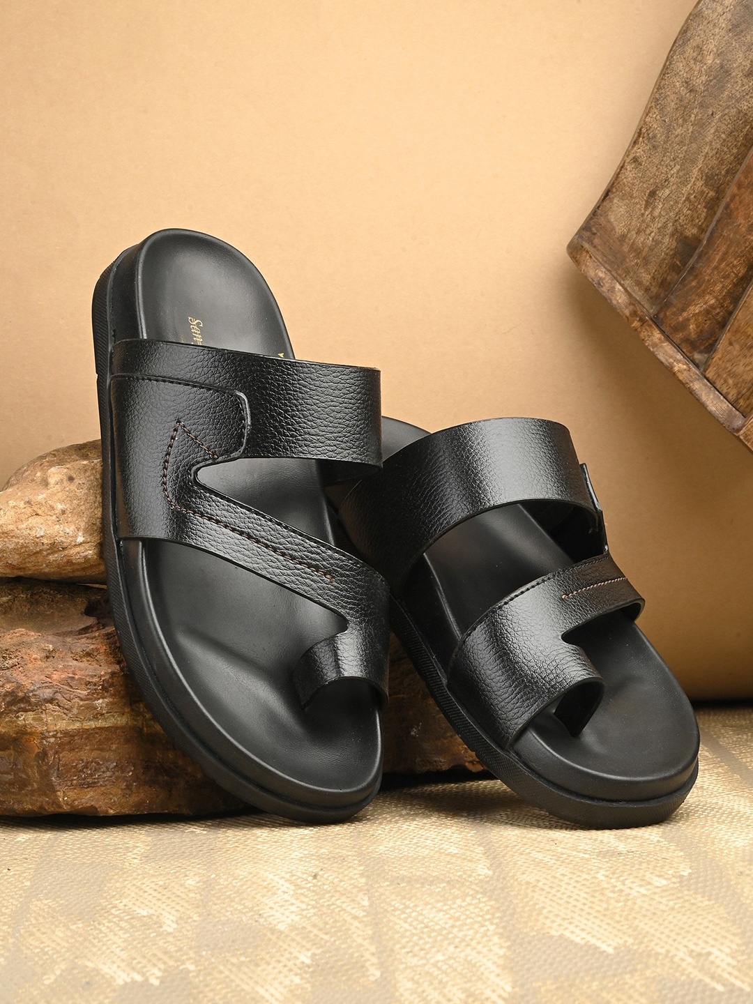 

San Frissco Men Comfort Sandals, Black