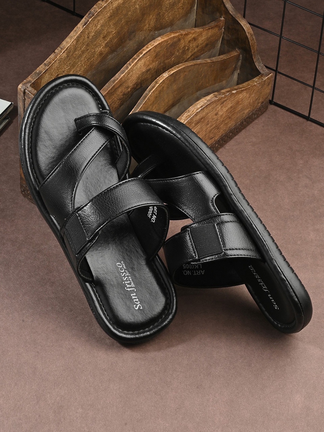 

San Frissco Men Comfort Sandals, Black