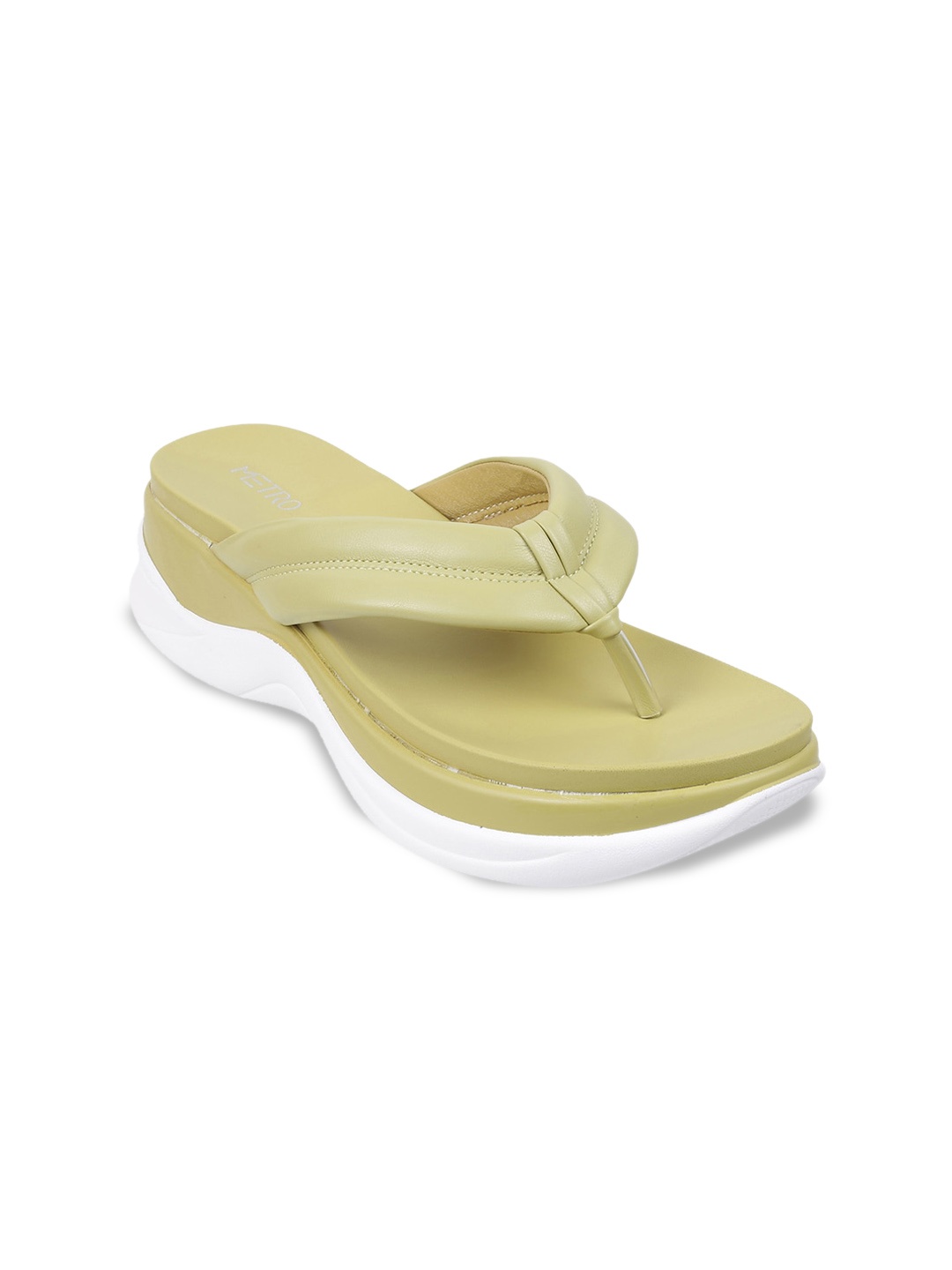 

Metro Open Toe Wedge Heels, Yellow