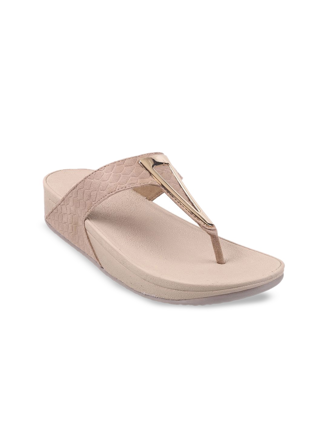 

Metro Textured Open Toe Wedge Heels, Beige