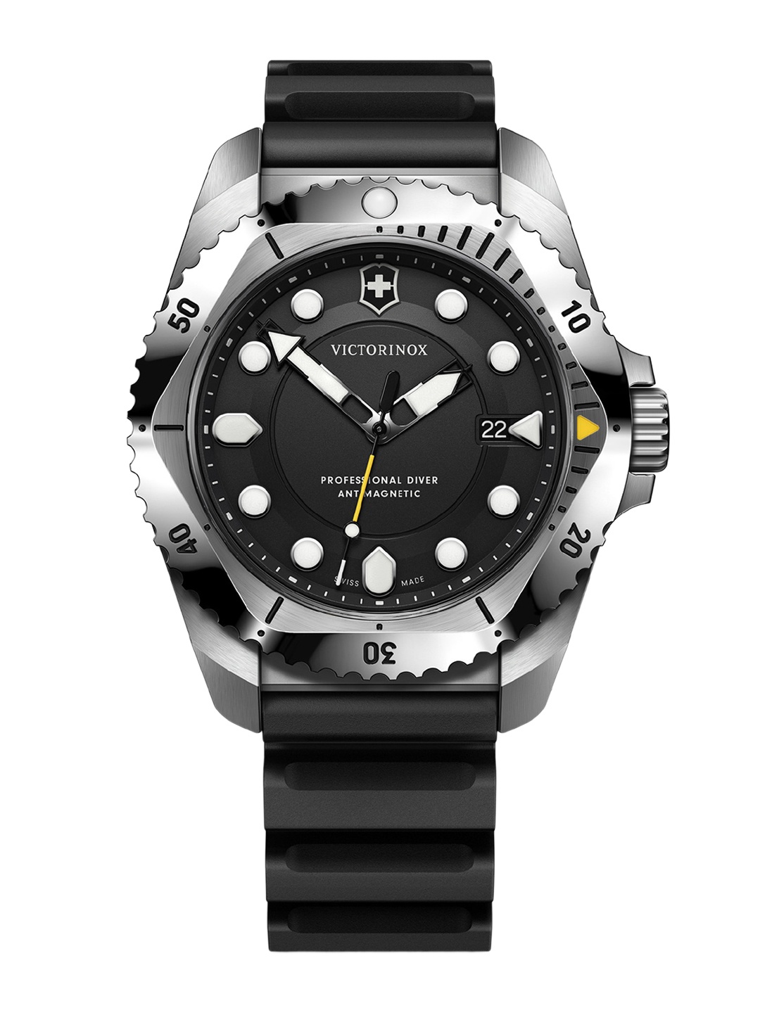 

Victorinox Men Embellished Dial & Straps Analogue Watch 241990, Black