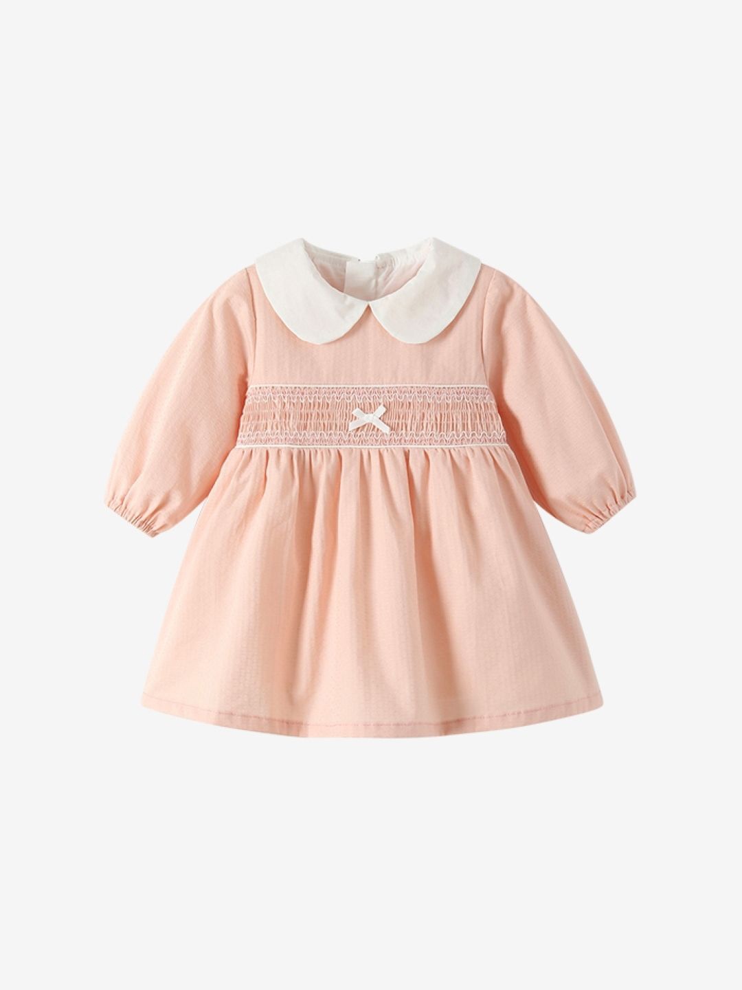 

StyleCast Girls Peter Pan Collar Puff Sleeve Cotton Dress, Pink