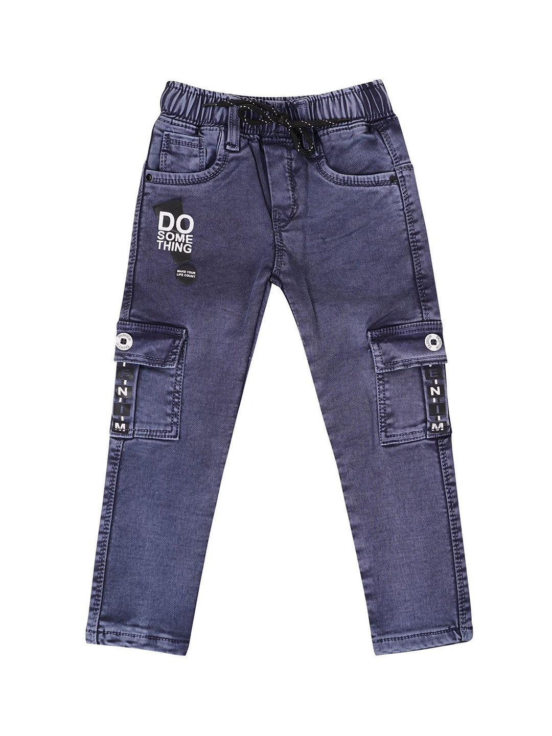

BAESD Boys Comfort Stretchable Cargo Jeans, Blue
