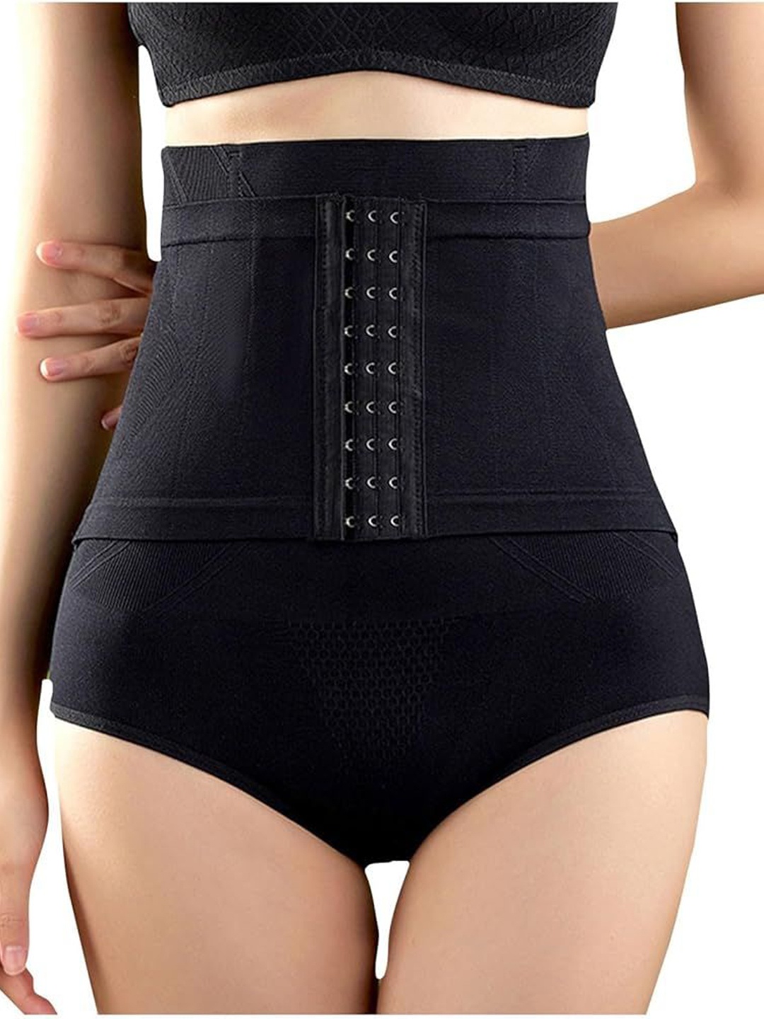 

Munaafi Elasticated Tummy Shapewear, Black