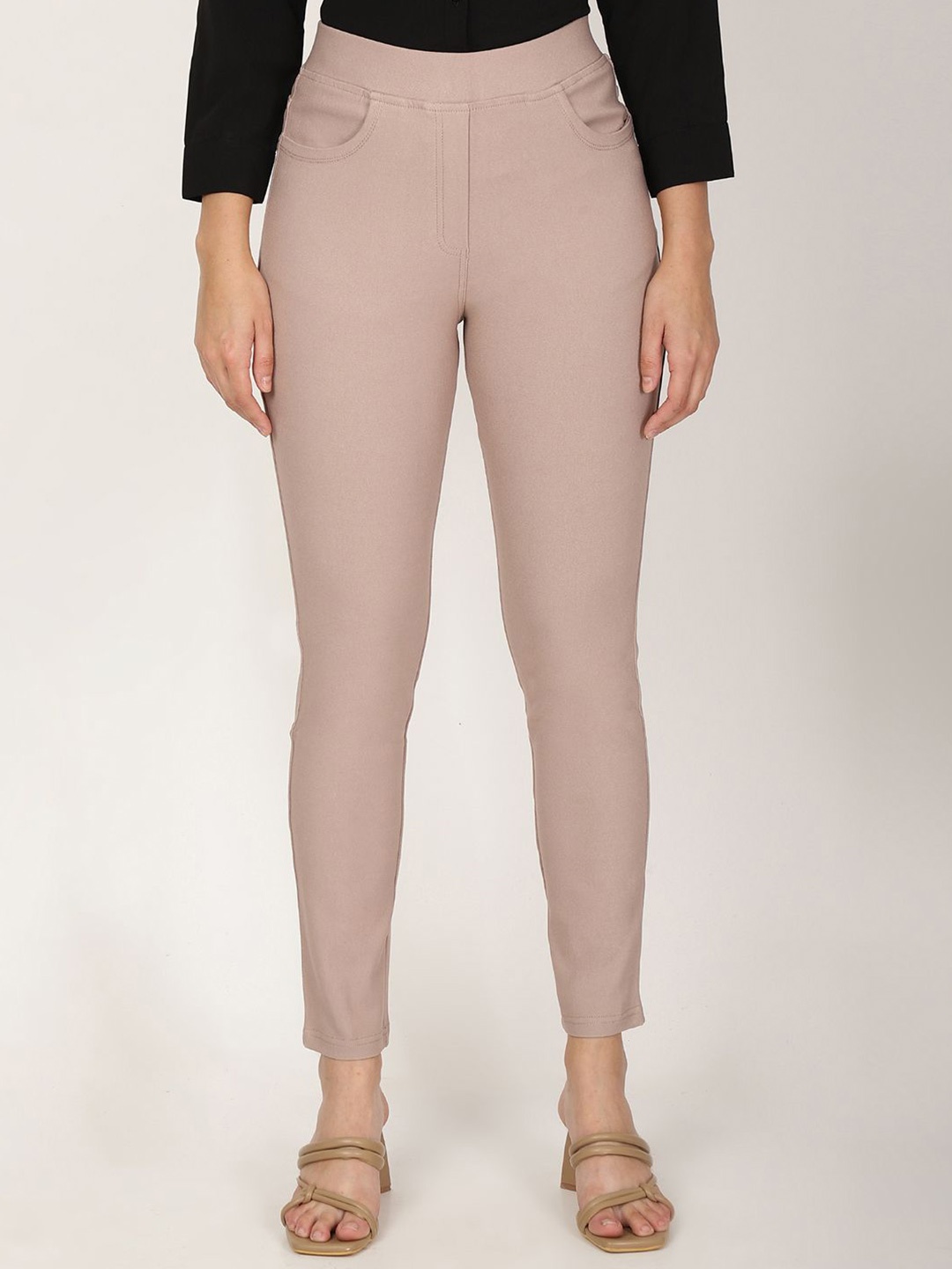 

FUTURO Mid Rise Slim Fit Jeggings, Peach