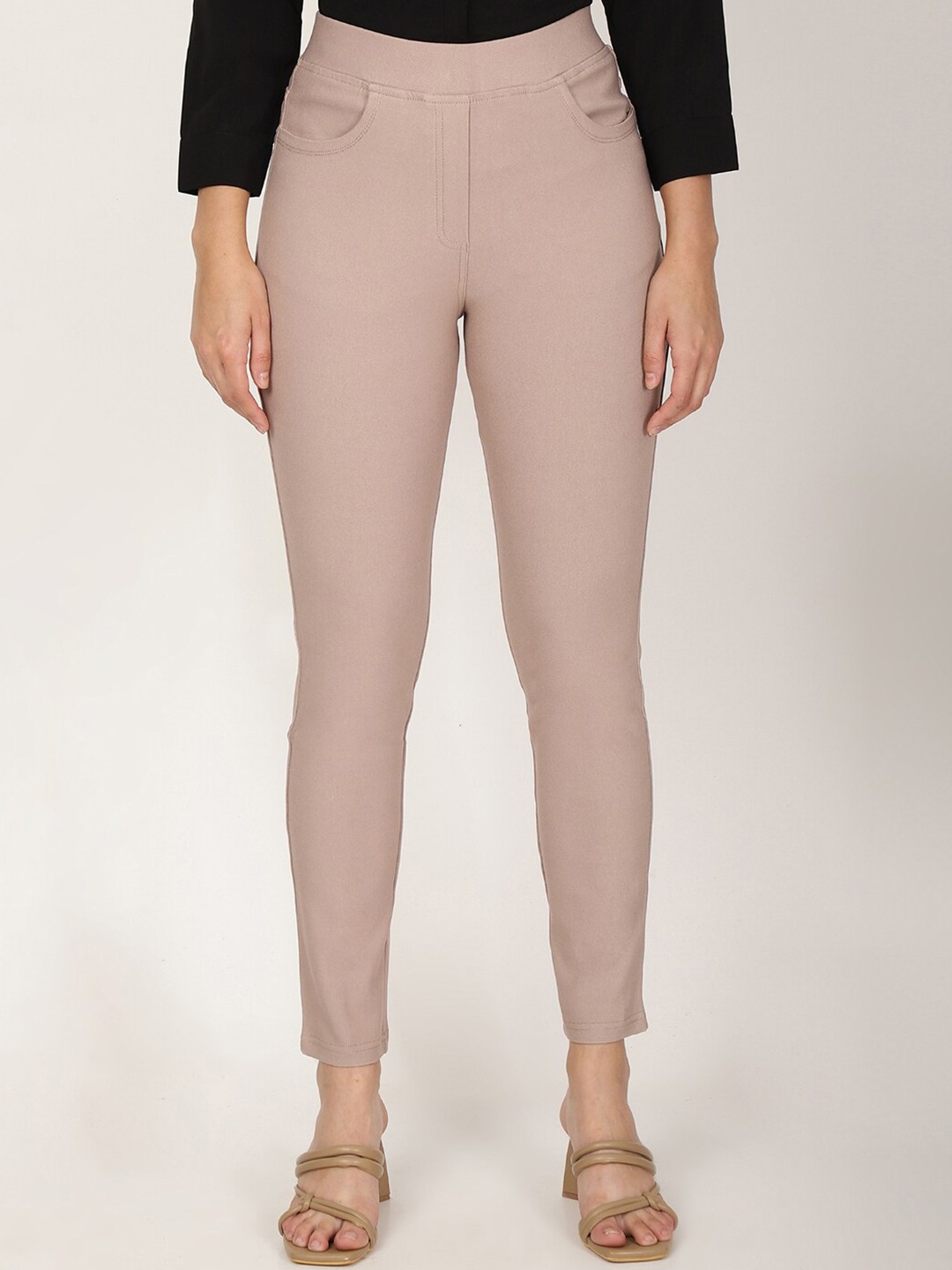 

FUTURO Mid Rise Slim Fit Jeggings, Pink