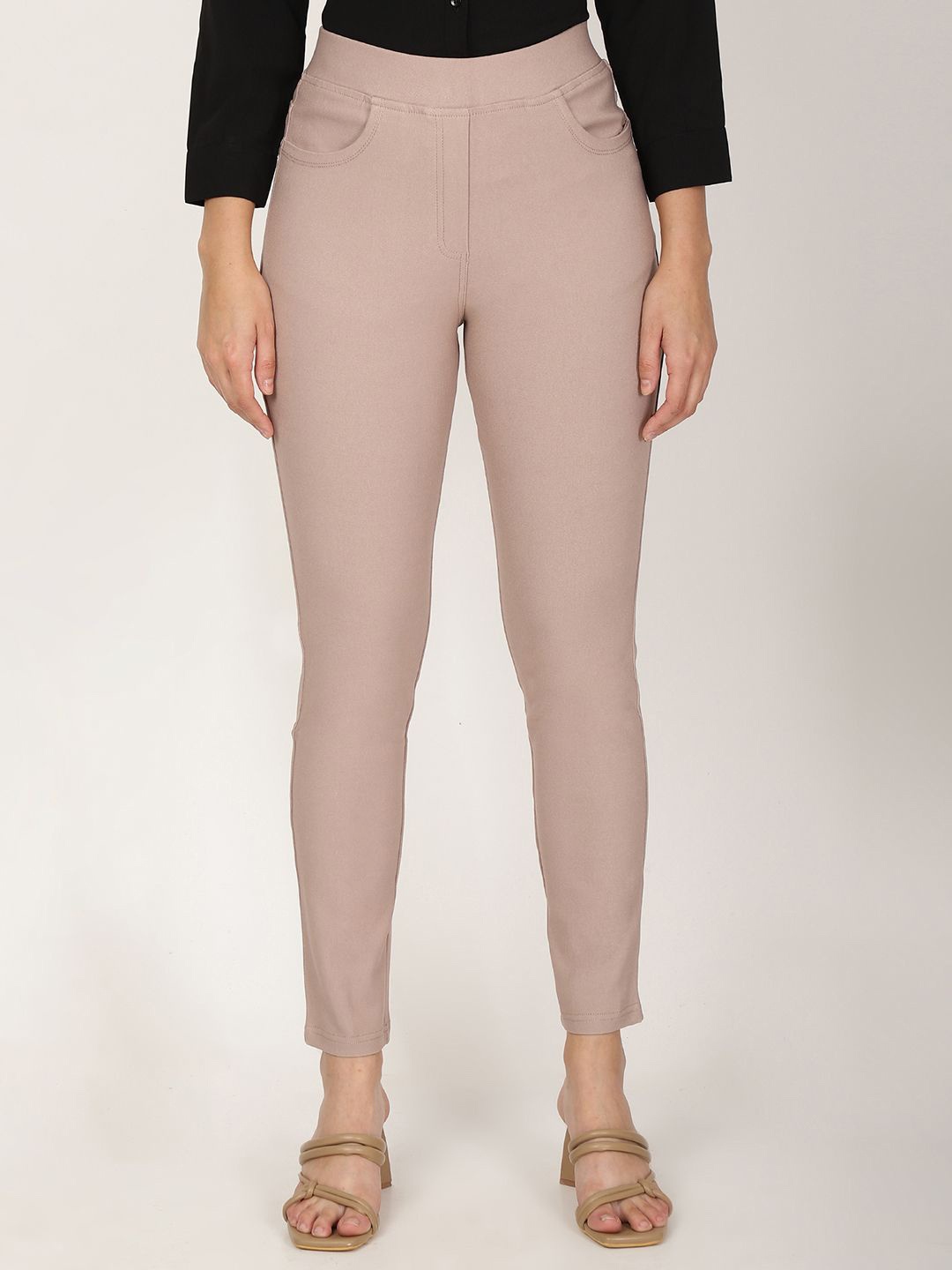 

FUTURO Mid Rise Slim Fit Jeggings, Pink