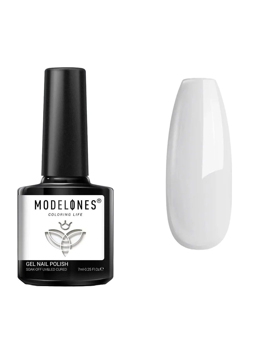 

Modelones Inspire Soak Off UV & LED Gel Nail Polish 7ml - Shade 0597, White