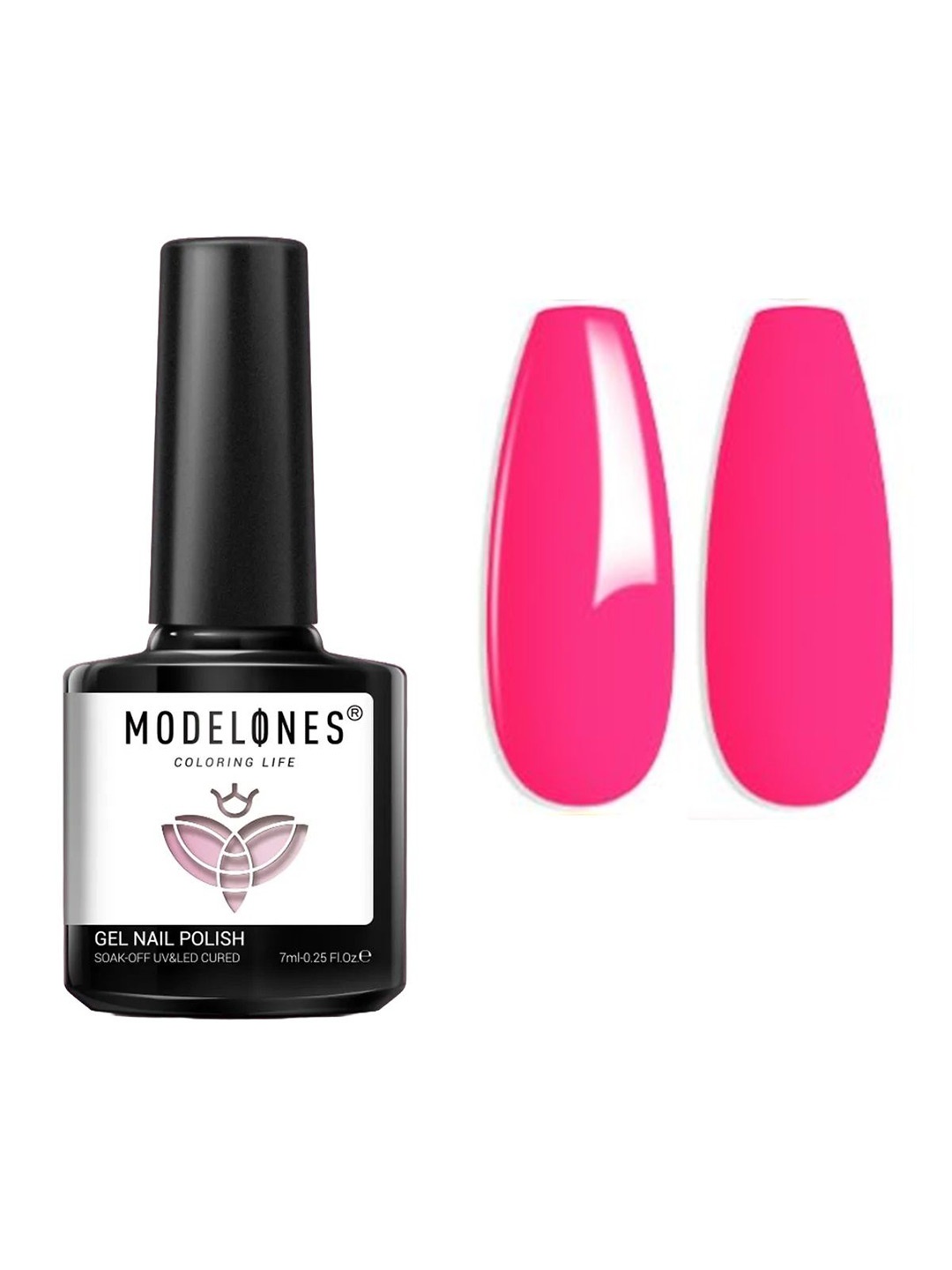 

Modelones Inspire Soak Off UV & LED Gel Nail Polish 7ml - Shade 0101, Pink