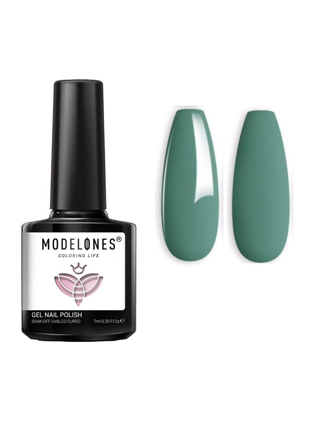 

Modelones Inspire Soak Off UV & LED Gel Nail Polish 7ml - Shade 0376, Green