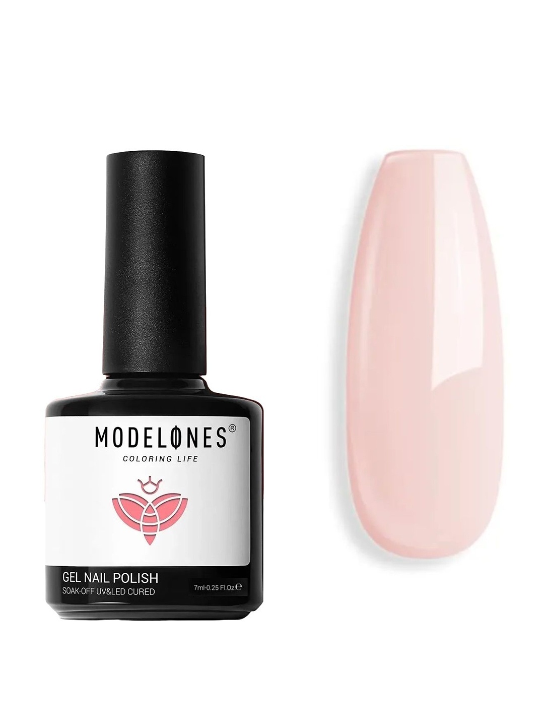 

Modelones Coloring Life Soak Off UV & LED Cured Gel Nail Polish 7ml - Shade MD 0007, Pink