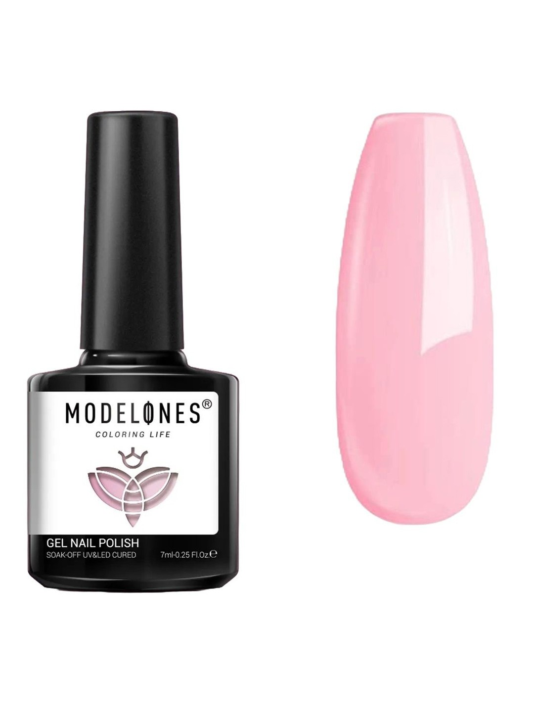 

Modelones Coloring Life Soak Off UV & LED Cured Gel Nail Polish 7ml - Shade MD 0041, Pink
