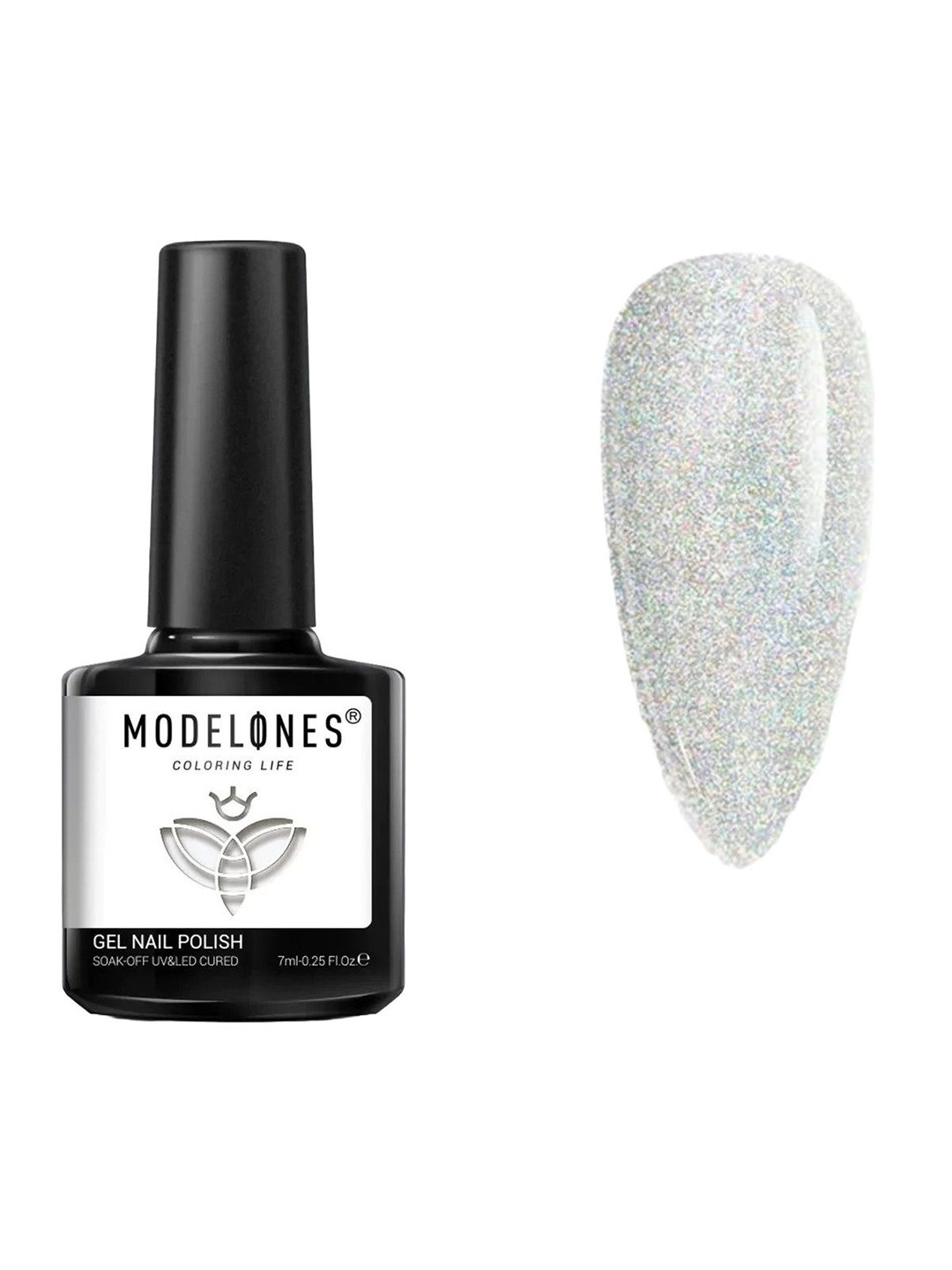 

Modelones Coloring Life Soak-Off UV&LED Cured Gel Nail Polish 7 ml - MD-1680, White