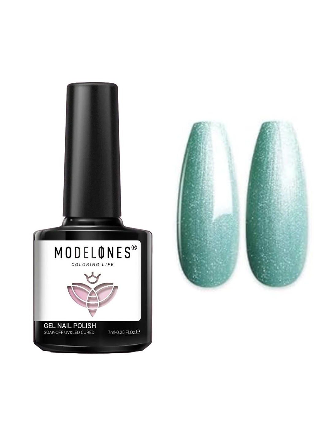 

Modelones Inspire Soak Off UV & LED Gel Nail Polish 7ml - Shade 0763, Green