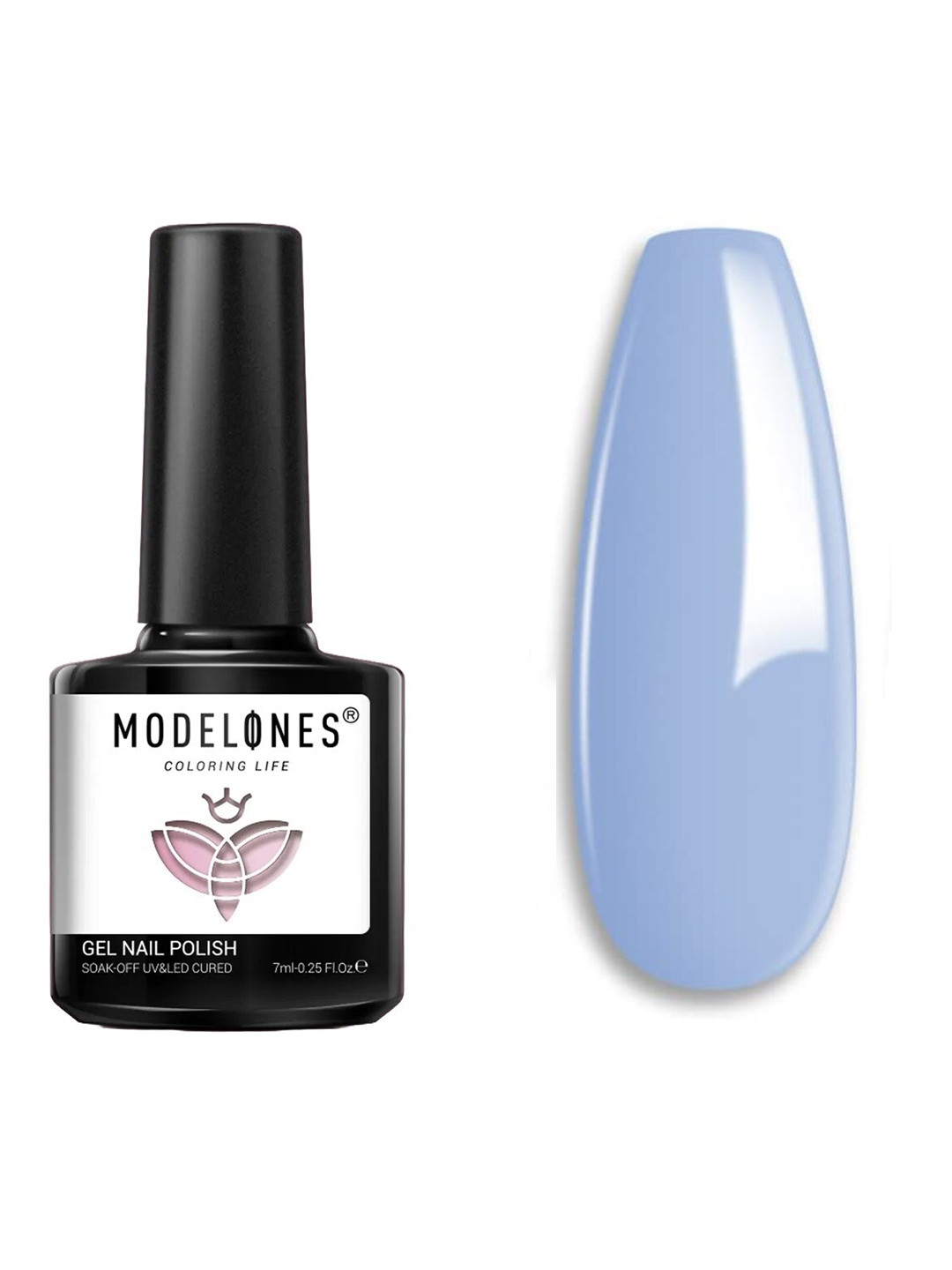 

Modelones Coloring Life Soak Off UV & LED Cured Gel Nail Polish 7ml - MD-0823, Blue