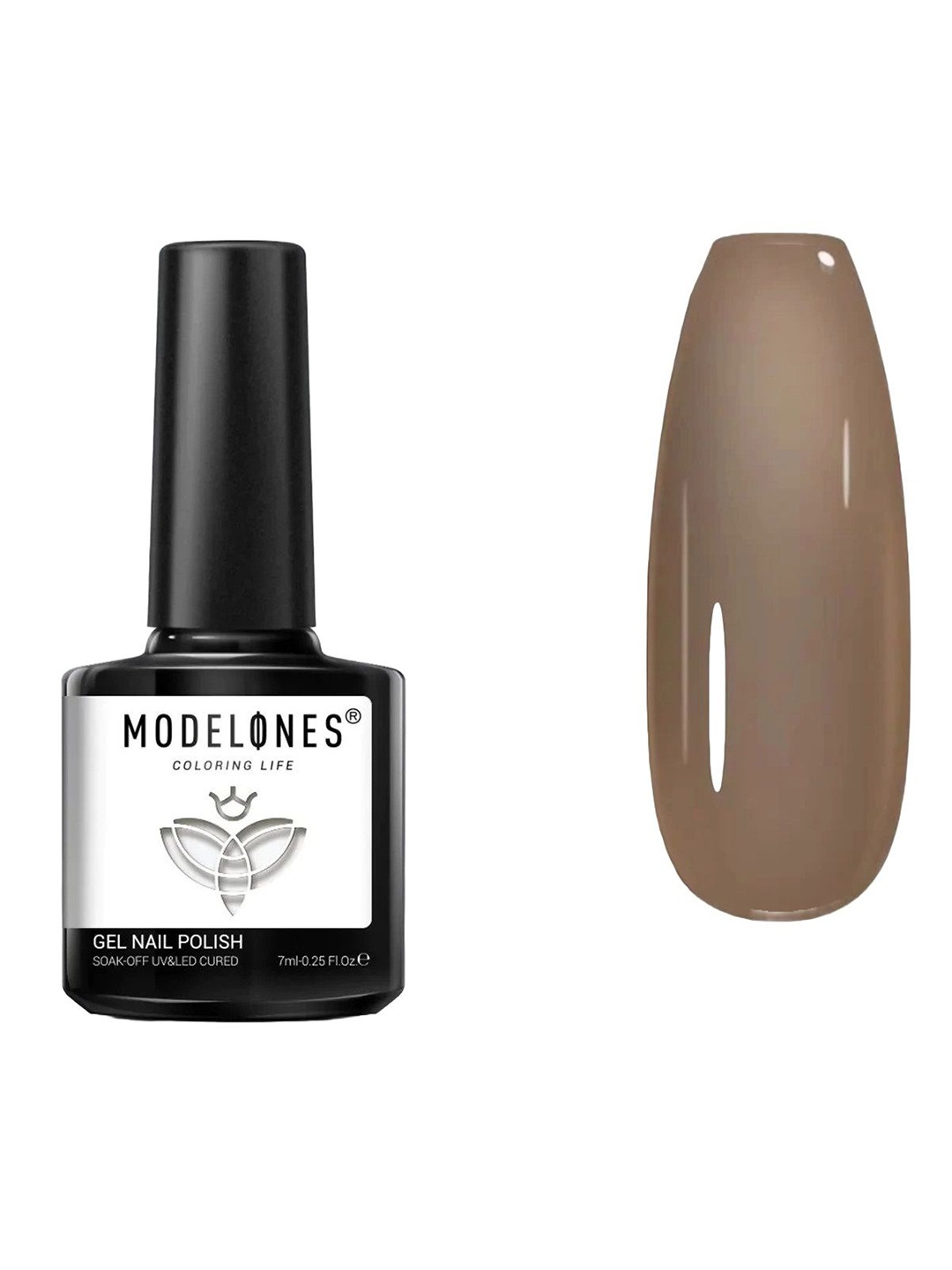 

Modelones Inspire Soak Off UV & LED Gel Nail Polish 7ml - Shade 1655, Brown