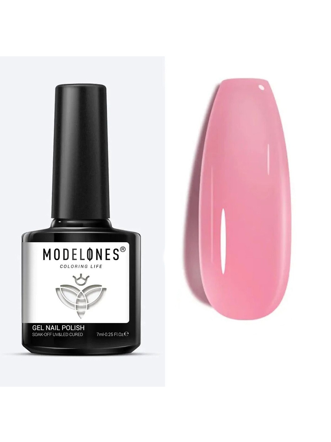 

Modelones Coloring Life Soak Off UV & LED Cured Gel Nail Polish 7 ml - MD-1678, Pink