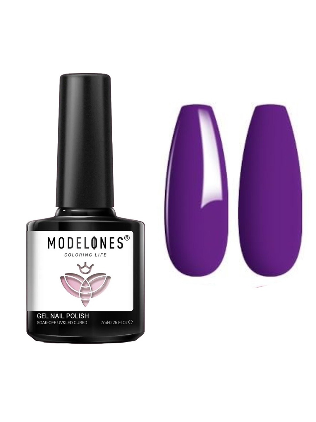 

Modelones Coloring Life Soak-Off UV&LED Cured Gel Nail Polish 7 ml - MD-2169, Purple