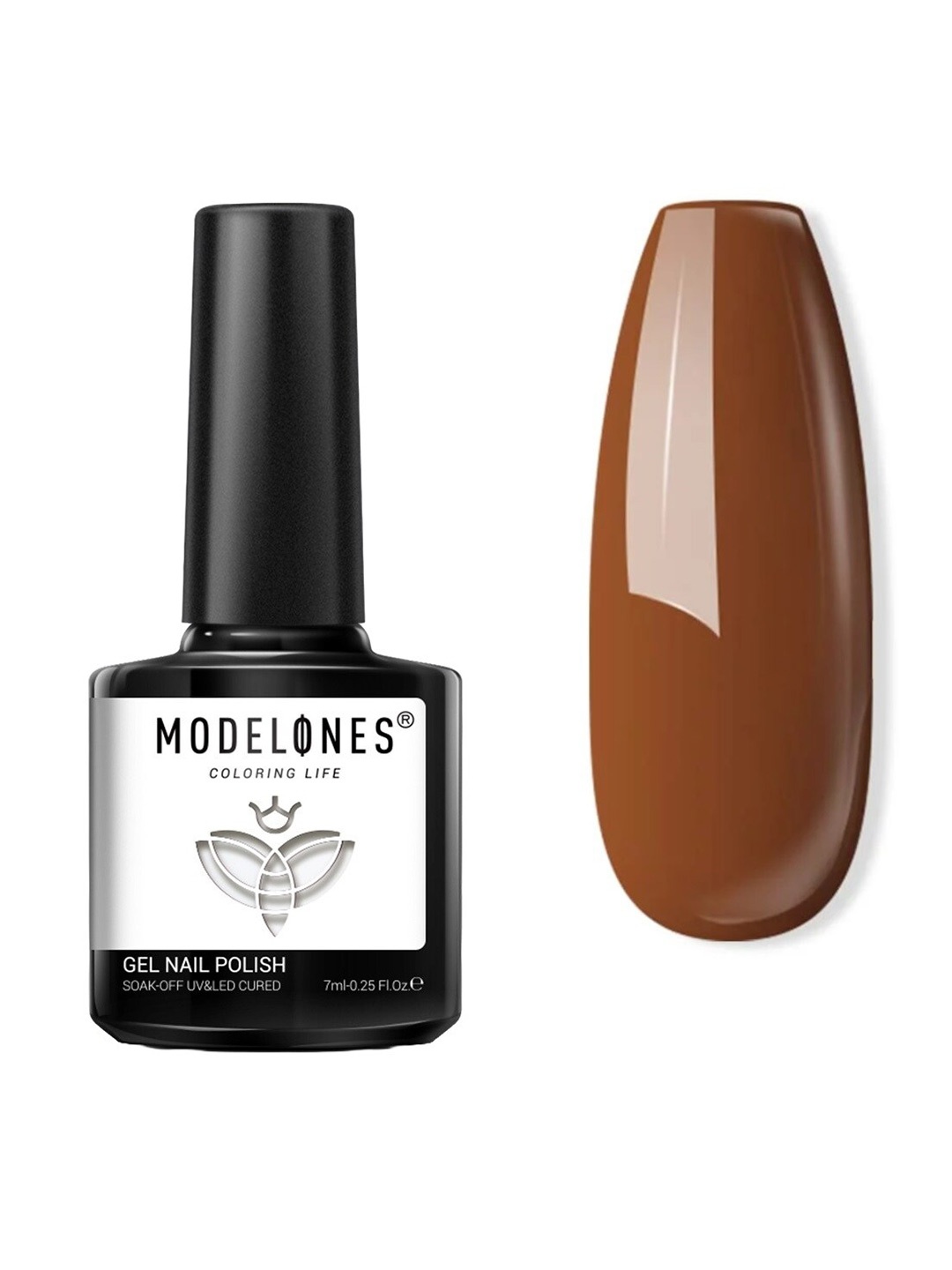 

Modelones Coloring Life Gel UV Nail Polish - 7 ml - MD 0989, Brown