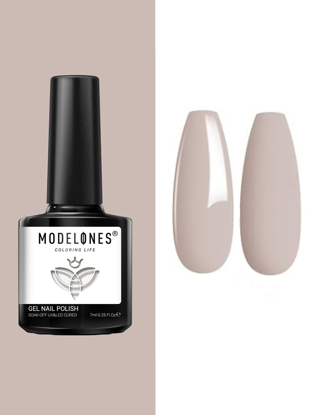 Modelones Coloring Life Soak Off UV & LED Cured Gel Nail Polish 7ml - MD-0929, Taupe
