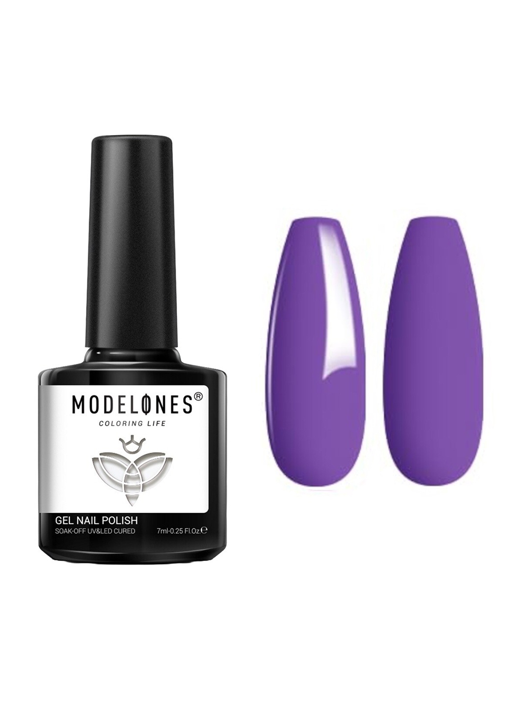 Modelones Coloring Life UV & LED Soak Off Gel Nail Polish - 7ml - MD-0909, Purple