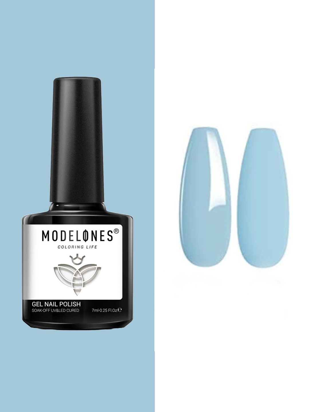 

Modelones Inspire Soak Off UV & LED Gel Nail Polish 7ml - Shade 1012, Blue