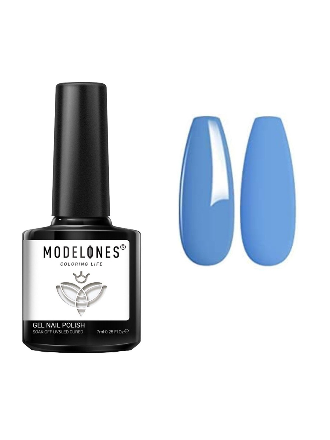 

Modelones Coloring Life Soak Off UV & LED Cured Gel Nail Polish 7ml - MD-1013, Blue