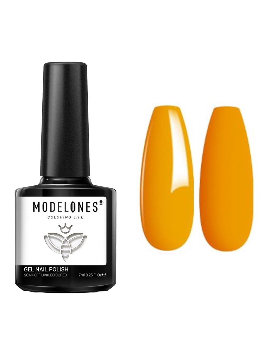 

Modelones Inspire Soak Off UV & LED Gel Nail Polish 7ml - Shade 0896, Orange