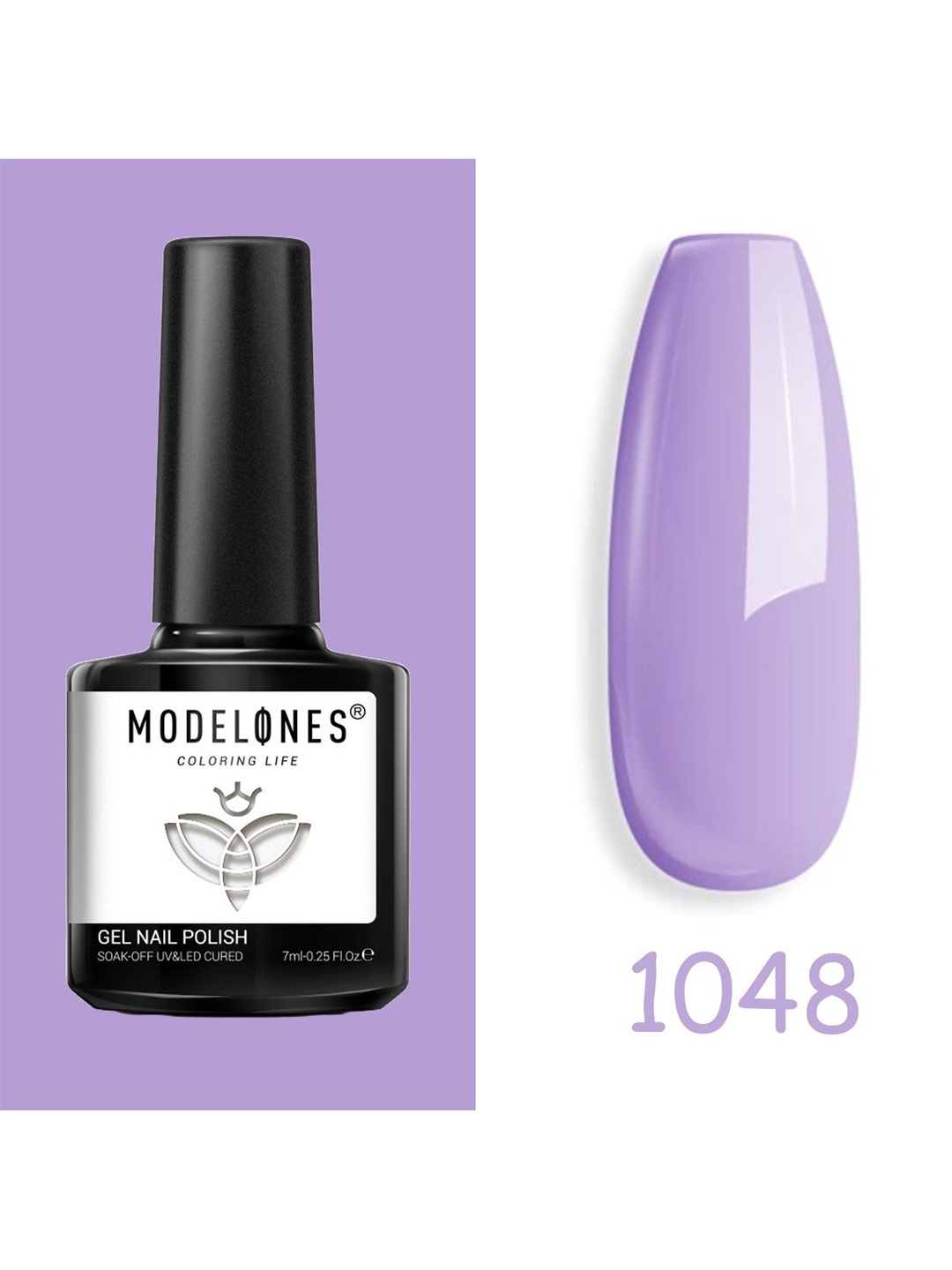 

Modelones Coloring Life Soak Off UV & LED Cured Gel Nail Polish 7ml - MD 1048, Purple