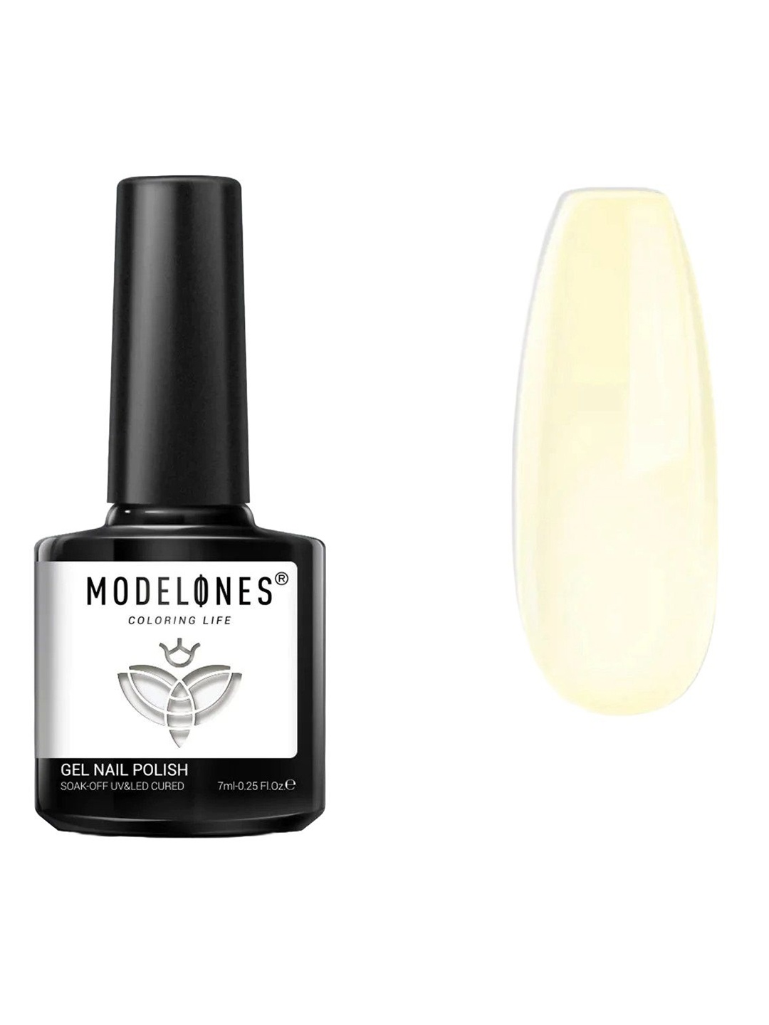Modelones Coloring Life Soak Off UV & LED Cured Gel Nail Polish 7ml - MD-1612, Yellow