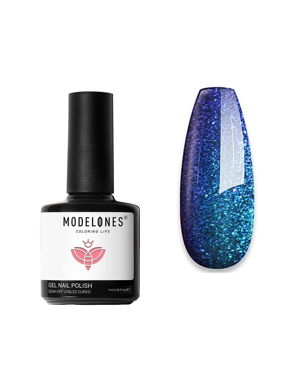 

Modelones Coloring Life Soak-Off UV&LED Cured Gel Nail Polish 7 ml - MD-1161, Blue