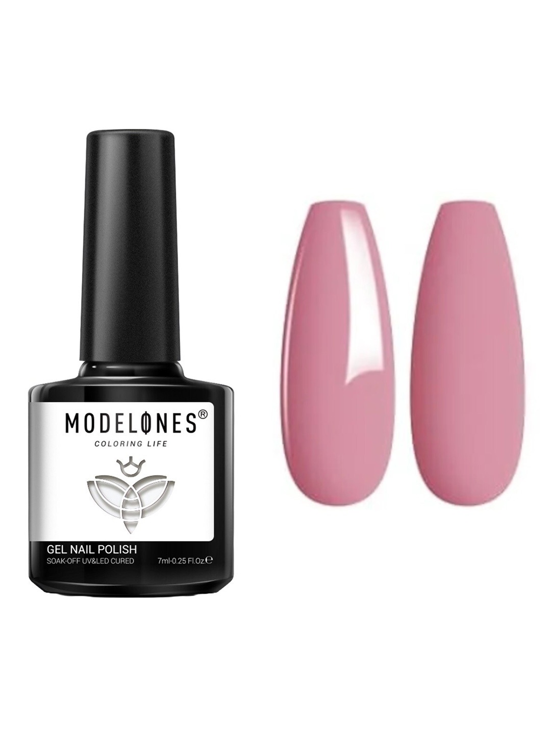 

Modelones Coloring Life Soak Off UV & LED Cured Gel Nail Polish 7ml - MD 1135, Pink