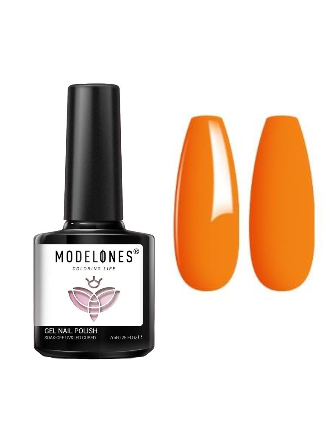 

Modelones Coloring Life Soak-Off UV&LED Cured Gel Nail Polish 7 ml - MD-1330, Orange