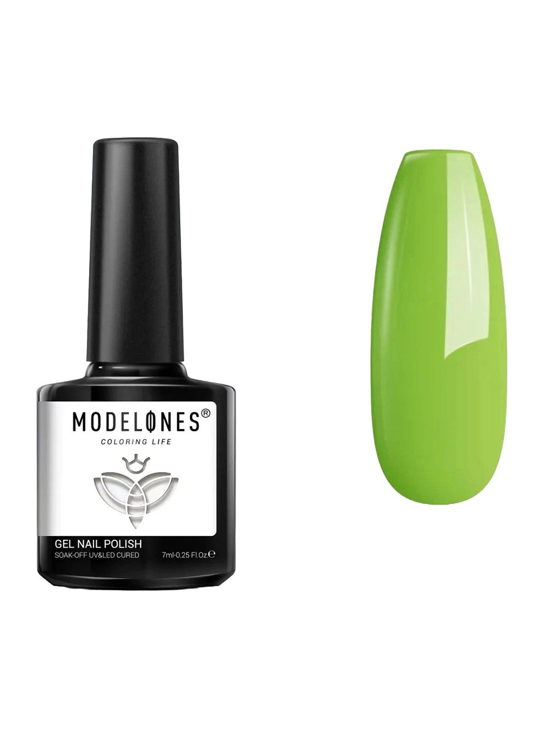 

Modelones Coloring Life Soak-Off UV&LED Cured Gel Nail Polish 7 ml - MD-1237, Green
