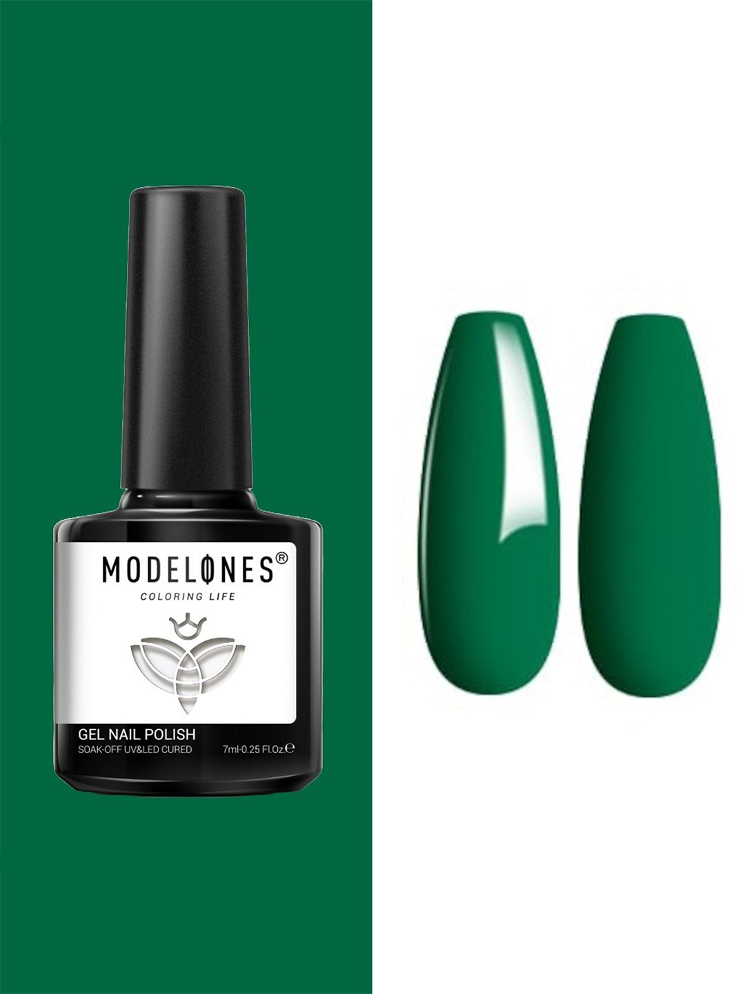 

Modelones Coloring Life UV & LED Soak Off Gel Nail Polish - 7ml - MD-1575, Green