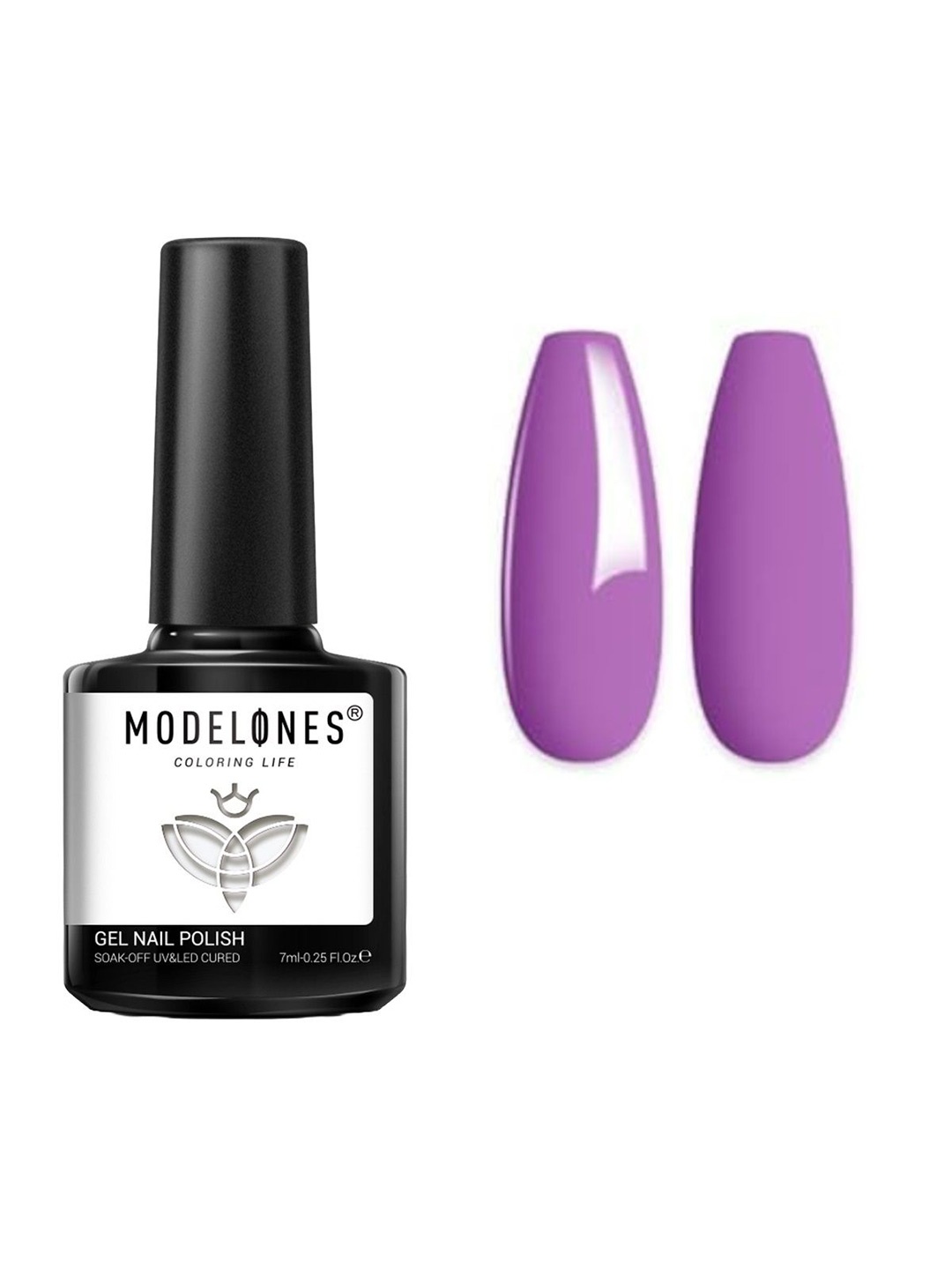 Modelones Coloring Life UV & LED Soak Off Gel Nail Polish - 7ml - MD-1480, Purple