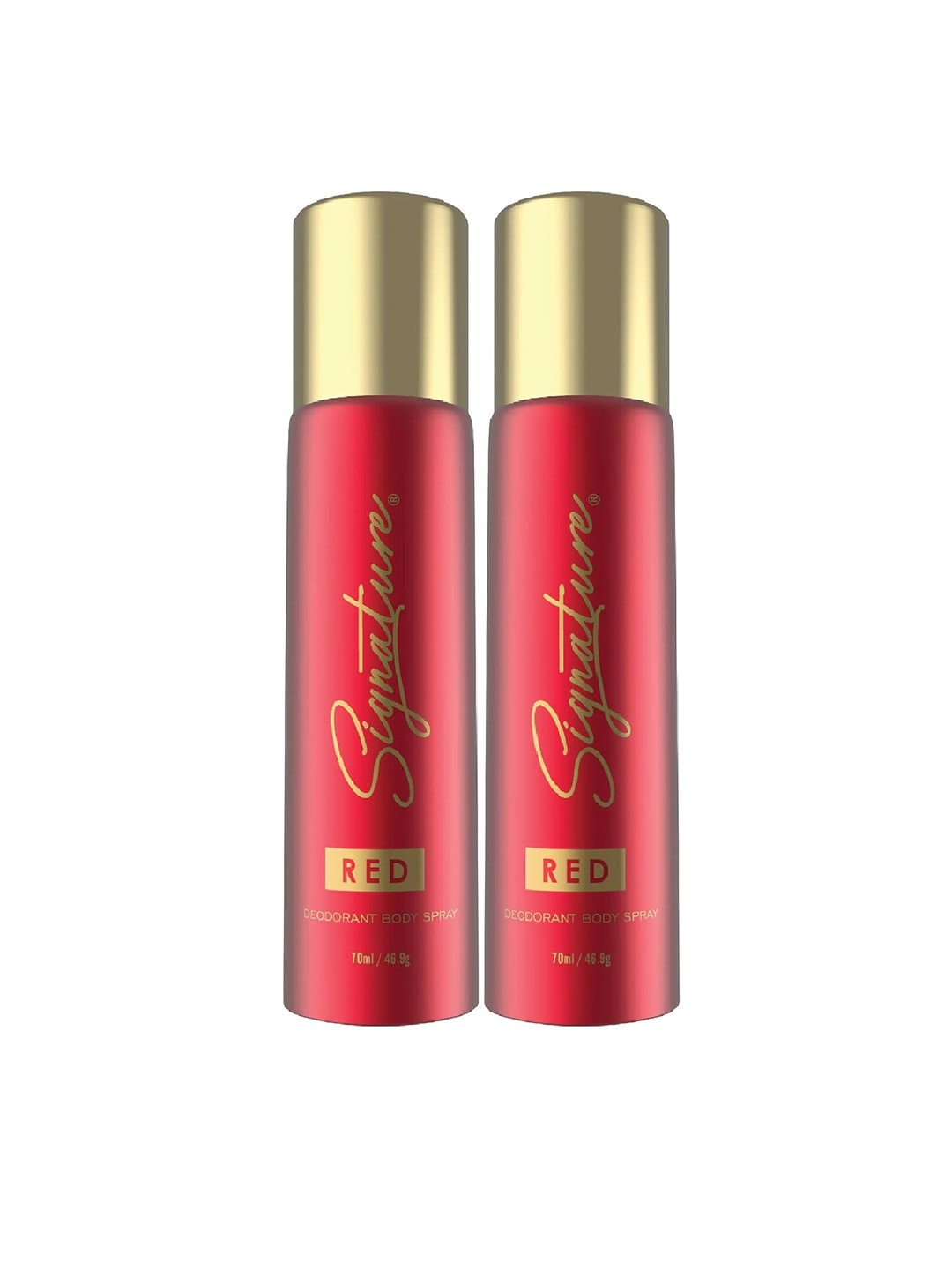 

Signature Red Set Of 2 Long Lasting Deodorant Body Spray - 70ml (46.9g) Each