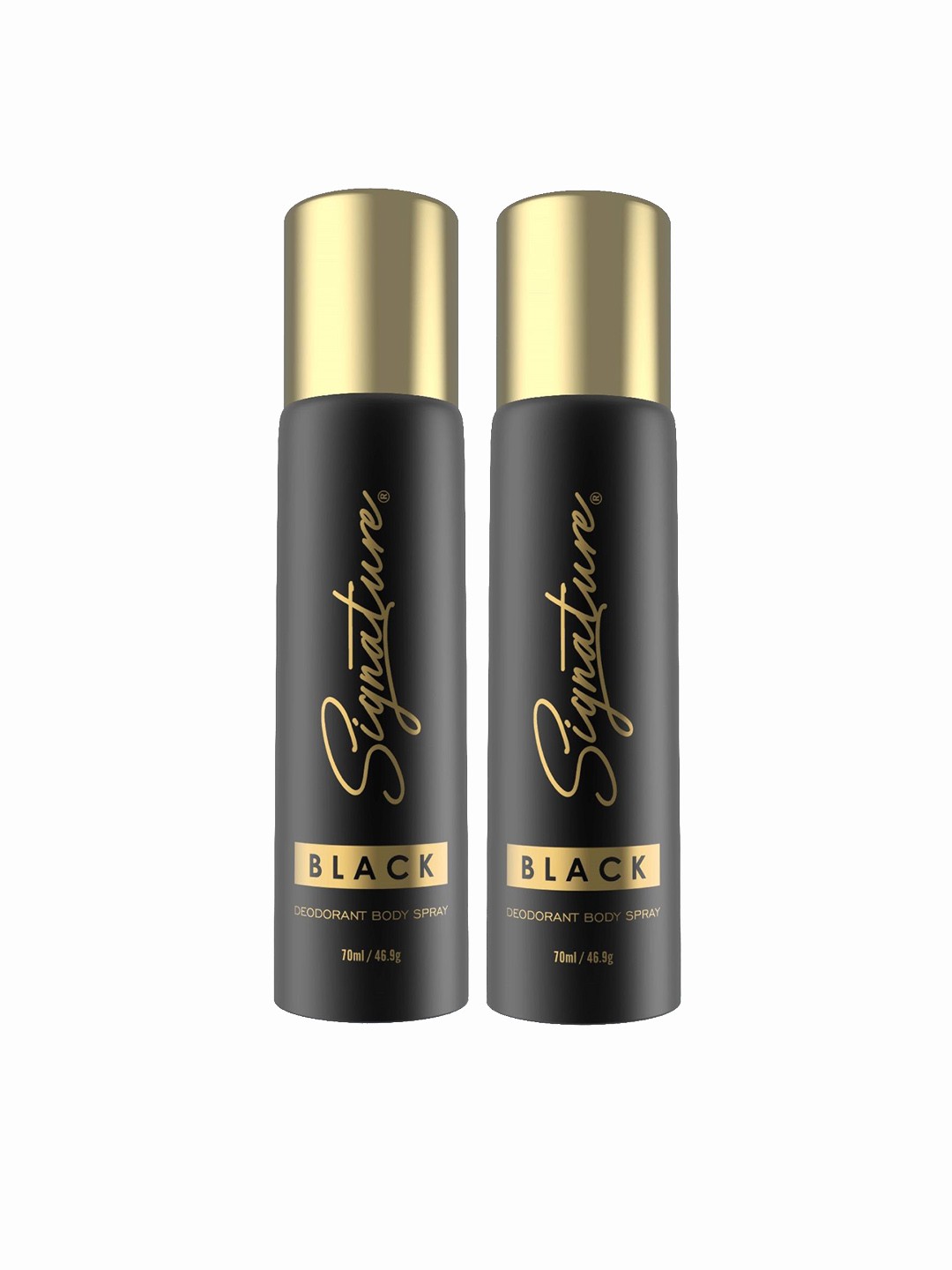 

Signature Black Set Of 2 Long Lasting Deodorant Body Spray - 70ml (46.g) Each