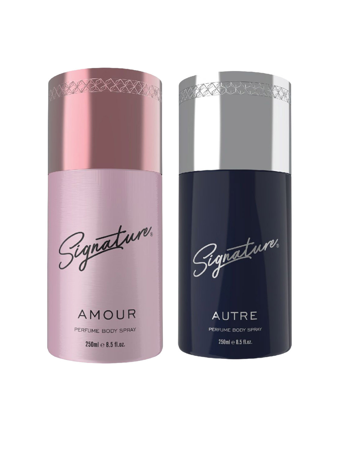 

Signature Autre & Amour Set Of 2 Long Lasting Perfume Body Spray - 250ml Each, Multi