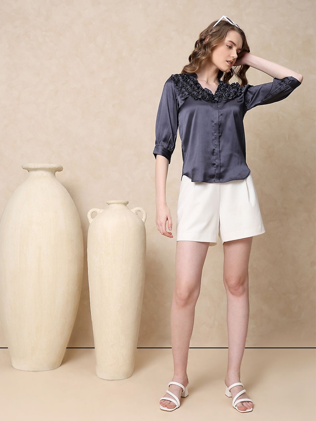 

MISH Standard Spread Collar Shirt, Steel