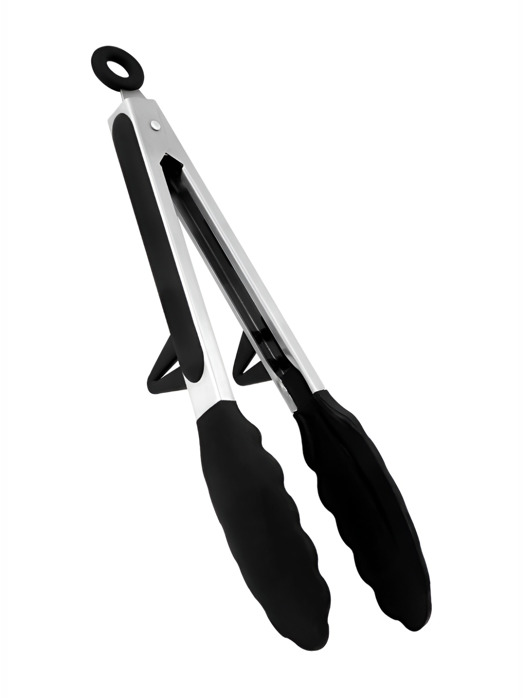 

P-Plus International Black Stainless Steel Tongs