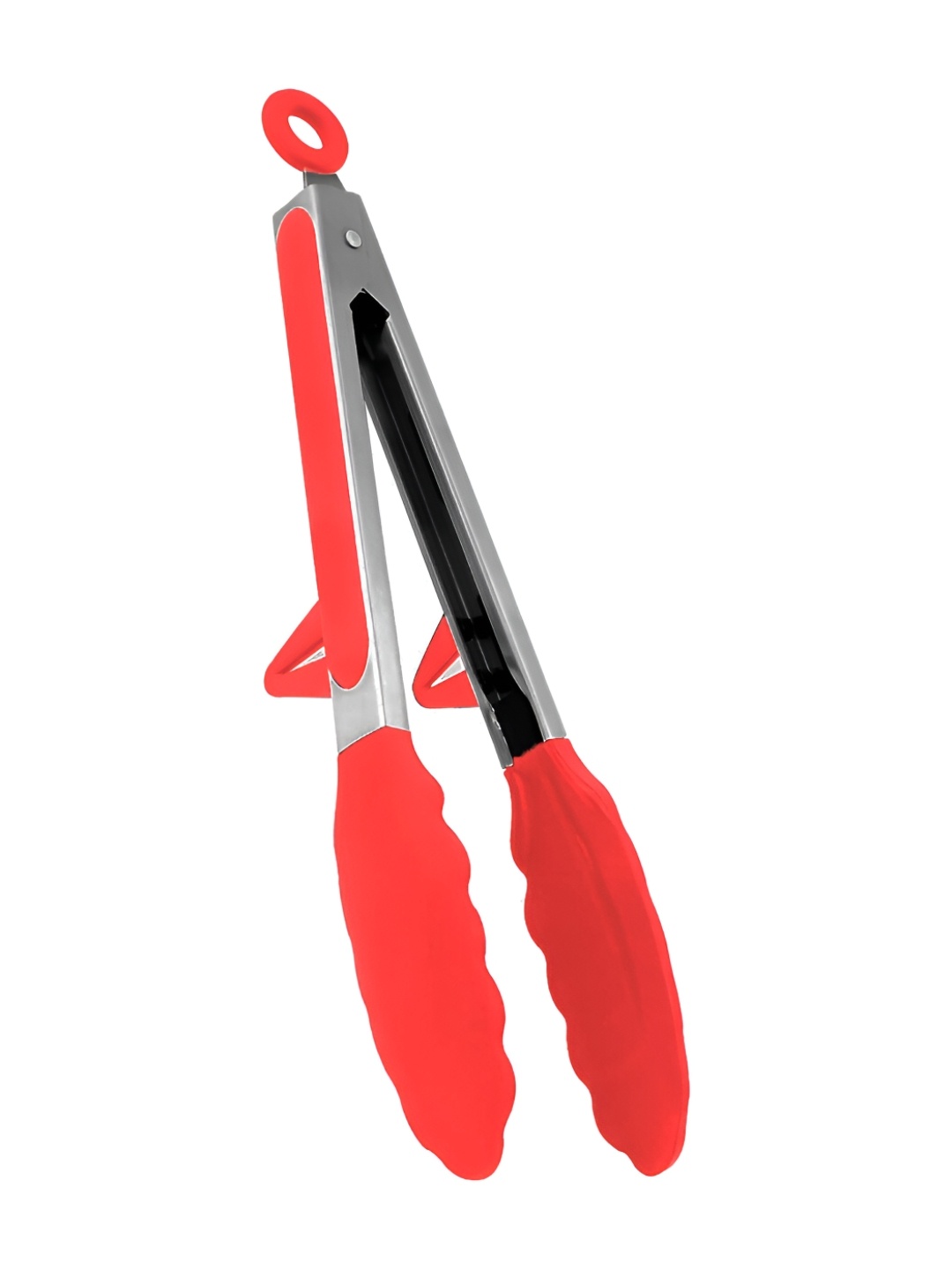 

P-Plus International Red Stainless Steel Cooking Tongs