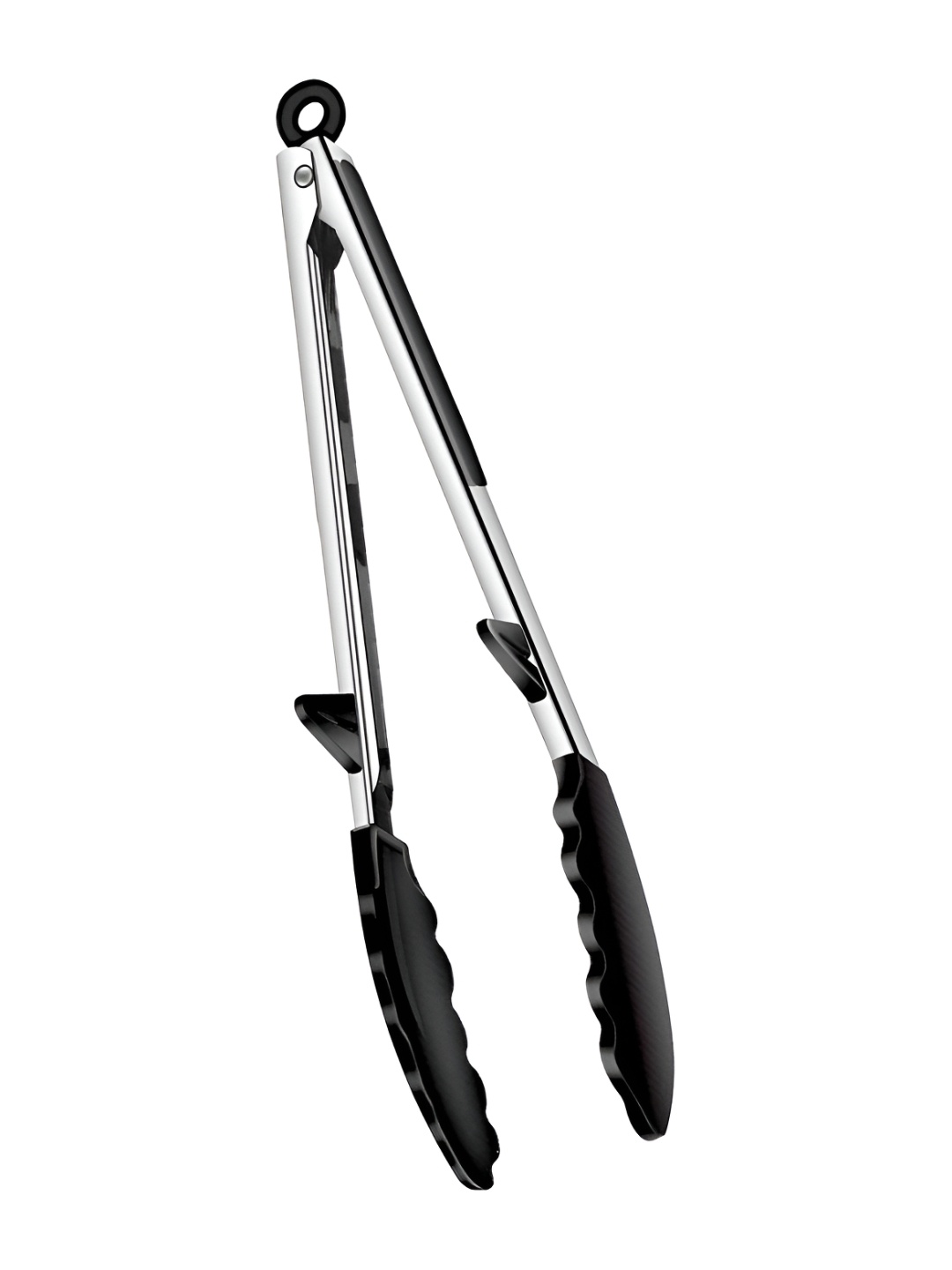 

P-Plus International Black Stainless Steel Tongs