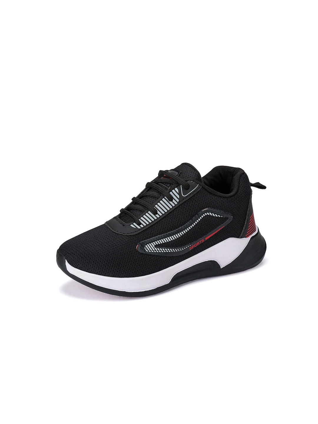 

BERSACHE Boys Canvas Running Shoes, Black