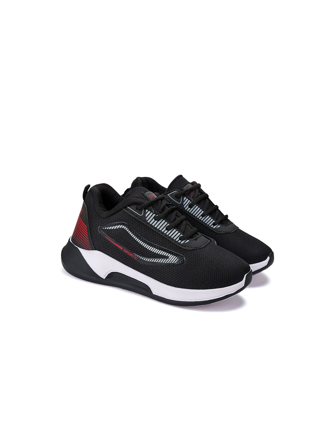 

BERSACHE Boys Round Toe Comfort Insole Canvas Sneakers, Black
