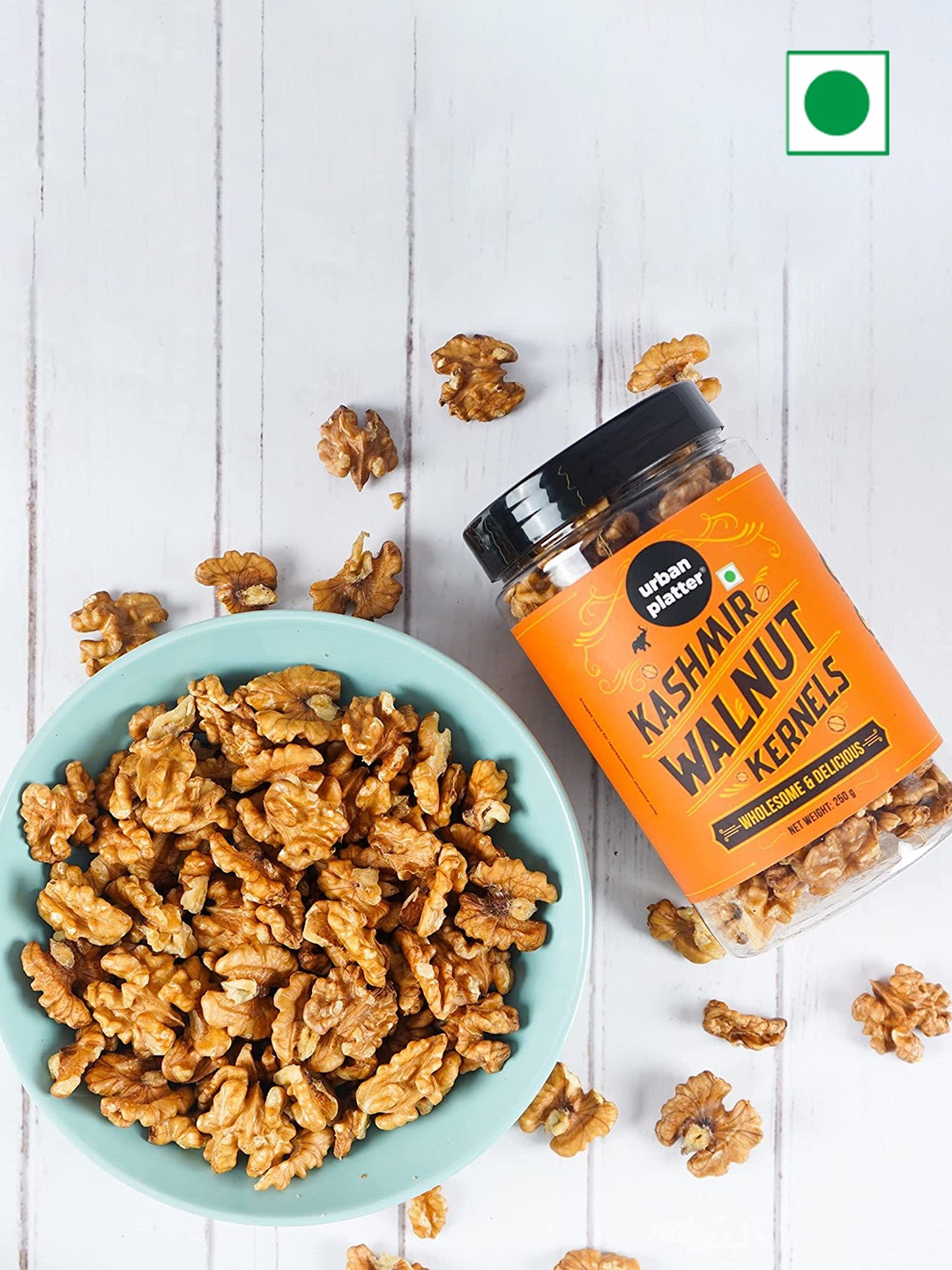 

URBAN PLATTER Kashmir Walnut Kernels 250 g, Assorted