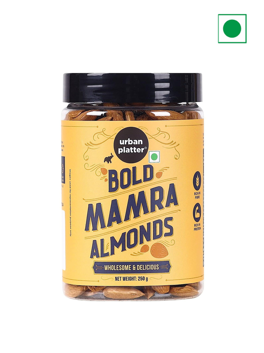 

URBAN PLATTER Mamra Almonds 250g, Brown