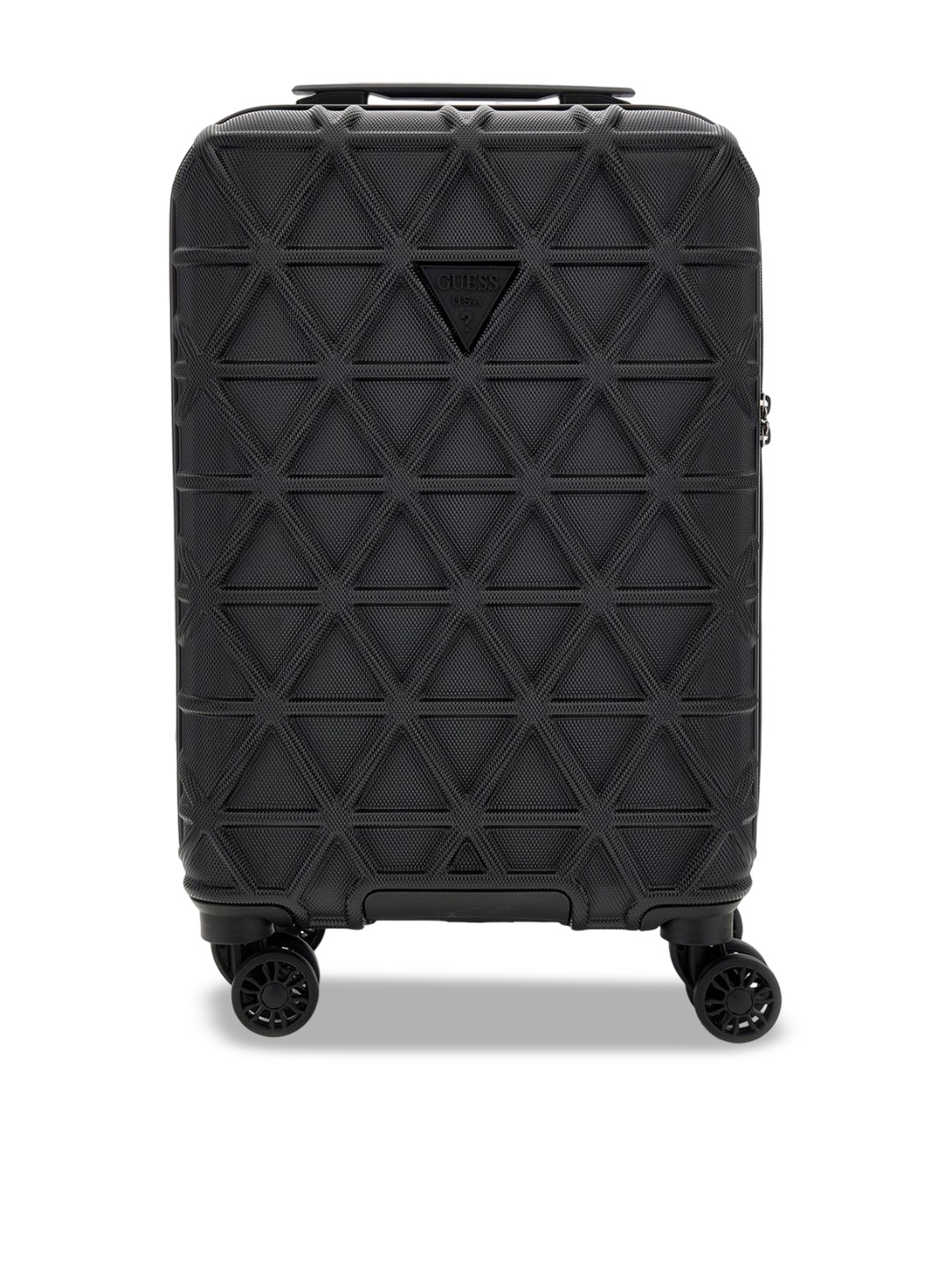 

GUESS Textured Hard-Sided Cabin Trolley Suitcase, Black