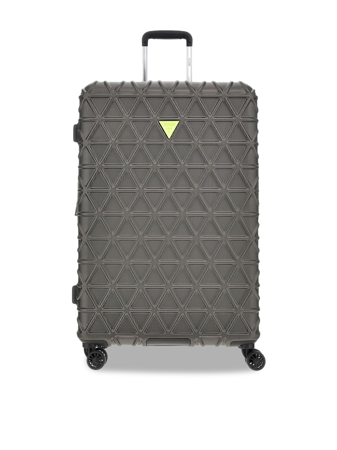 

GUESS Textured Hard-Sided Medium Trolley Suitcase, Olive