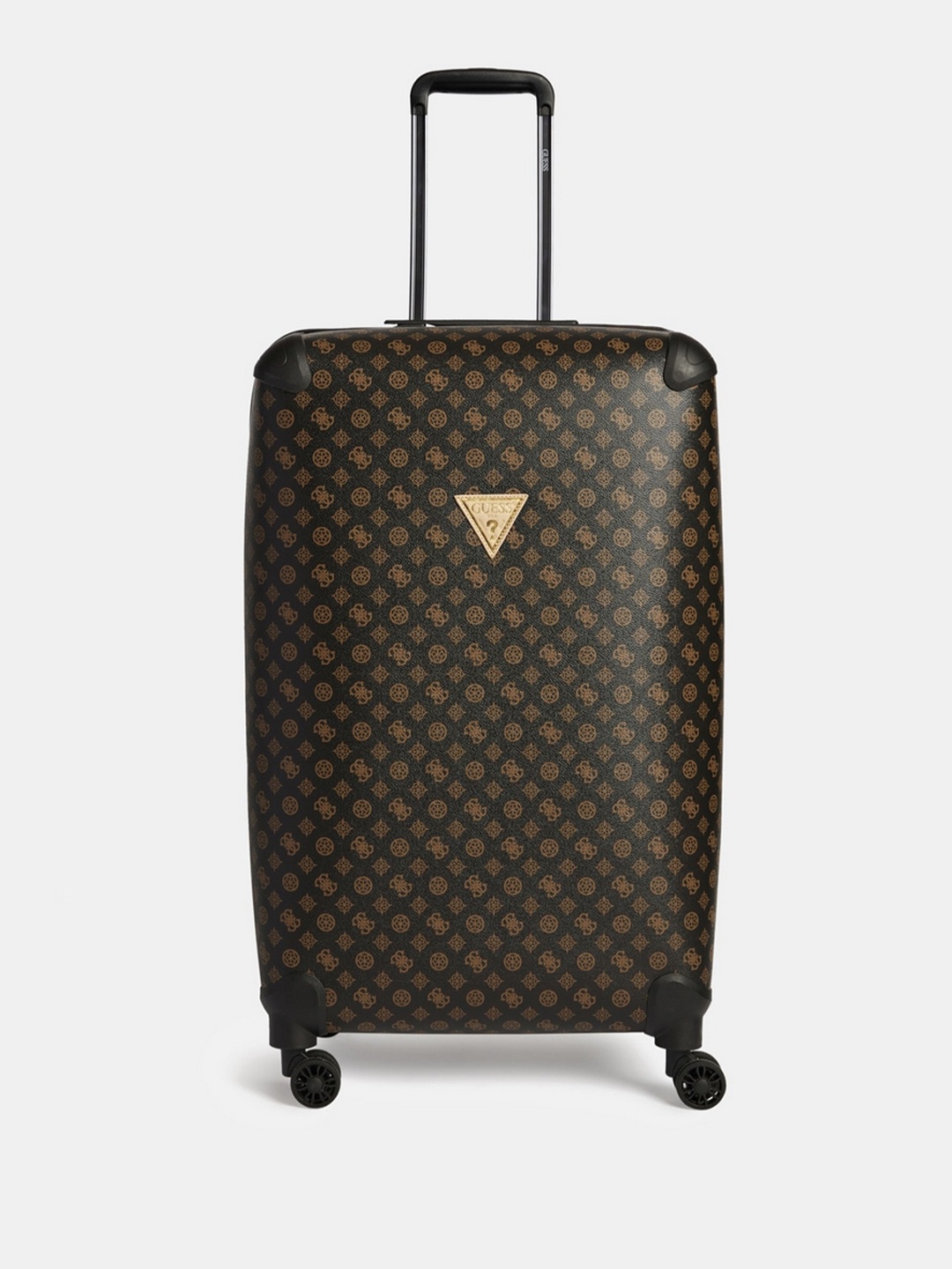 

GUESS Printed Medium Trolley Bag, Brown
